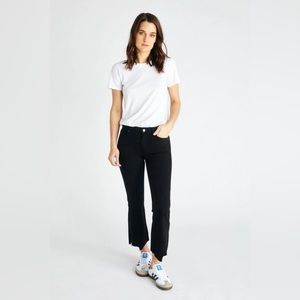 Micki Crop Jean in Black